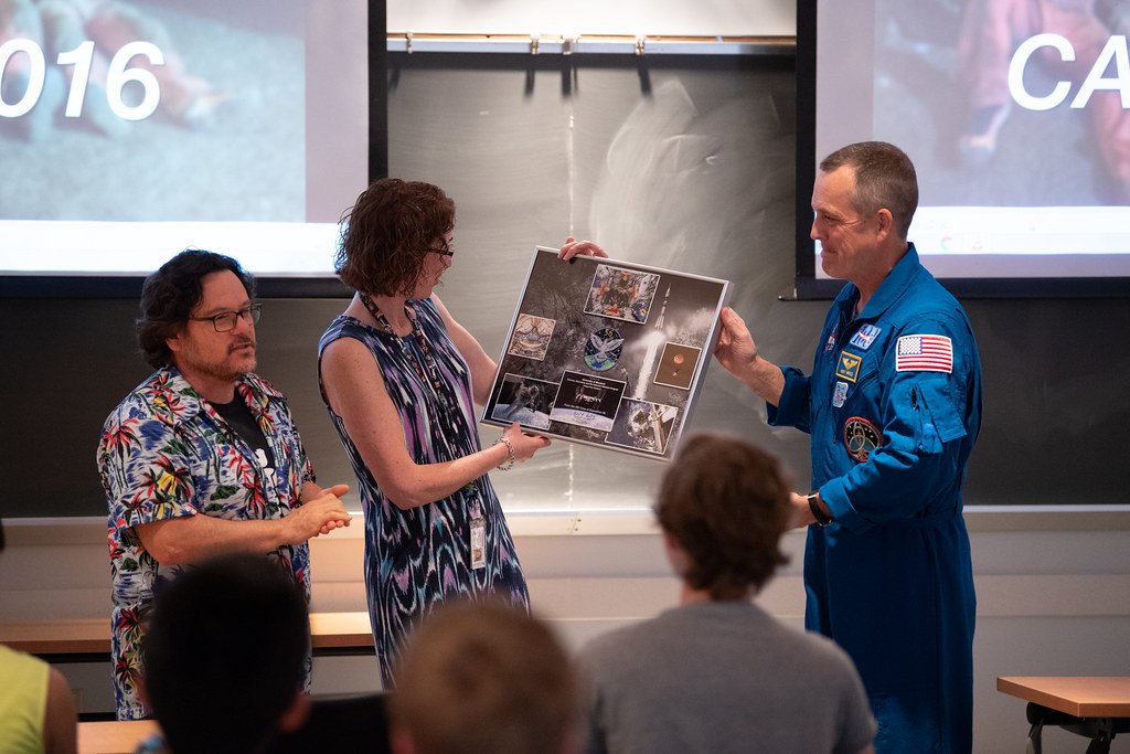 Astronaut Ricky Arnold at University of Maryland (NHQ201905020023)